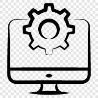 system configuration, system settings, system preferences, system settings change icon svg