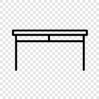 table, chair, computer, laptop icon svg