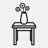 Table, Furniture, Table Lamp, Side Table icon svg