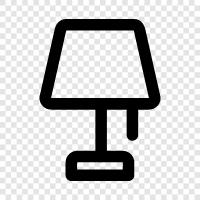 table lamps, bedroom lamps, living room lamps, Table lamp icon svg