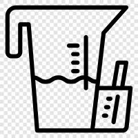 Esslöffel, Teelöffel, Milliliter, Liter symbol