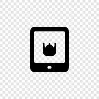 Tablet device, Tablet computer, Tablet software, Tablet hardware icon svg