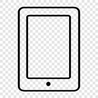 Tablet pc, Tablet computer, Tablet devices, Tablet software icon svg