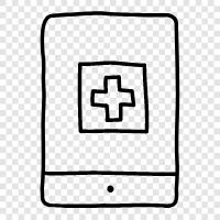 tablets, electronic tablet, medical device, electronic device icon svg