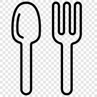 tableware, silverware, cutlery, utensils icon svg