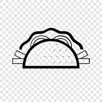 taco truck, tacos, Mexican food, Mexican food restaurant icon svg