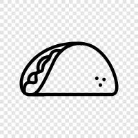 tacos, Mexican, Mexican food, Mexican restaurant icon svg