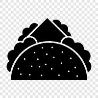 tacos, Mexican, TexMex, food icon svg