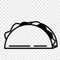 tacos, Mexican, Mexican food, Mexican food recipes icon svg