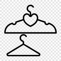 tailor hanger, fabric hanger, garment hanger, sewing hanger icon svg