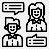 talk, chat, dialogue, discussion icon svg