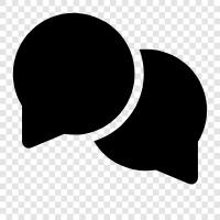 talk, chat, dialog, diskussion symbol