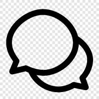 talk, dialogue, discussion, argument icon svg