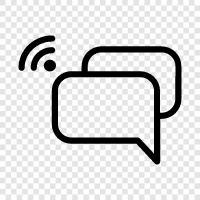 talk, chat, dialogue, discussion icon svg