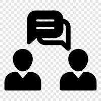 talk, talkative, chatty, discussion icon svg