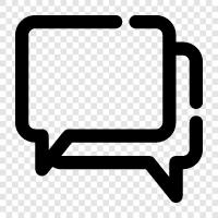 talking, dialogue, debate, discussion icon svg