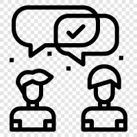 talking, discussion, communication, dialogue icon svg