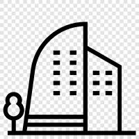 tall, building, architecture, city icon svg