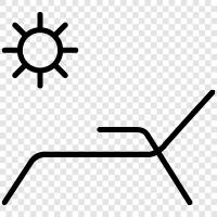 tanning, sun, beach, sunbathing suit icon svg