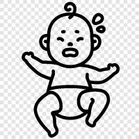 tantrum, baby, child, spoiled icon svg