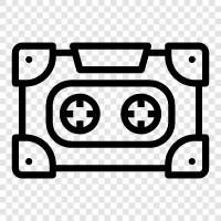 tape, audio tape, audio recorder, recorder icon svg