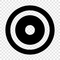 target, shooting, firearms, target practice icon svg