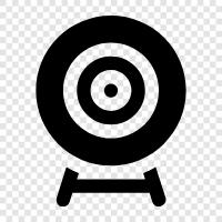 target, shooting, firearm, gun icon svg