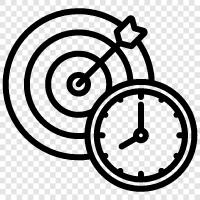 Ziel, Zeit, Zeitplan, Datum symbol