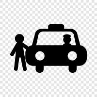Taxi, Taxis, Yellow Cab, Taxi Service icon svg