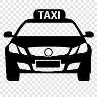 taxi, ride, take, take a taxi icon svg