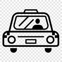 taxi driver, chauffeur, driving, driving school icon svg