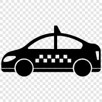 Taxi driver, Taxi service, Taxi booking, Taxi transportation icon svg