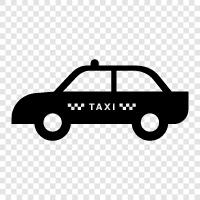 Taxiservice, Taxiunternehmen, Taxifahrer, Taxipreise symbol