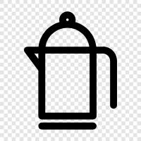 tea, cups, pot, tea bag icon svg