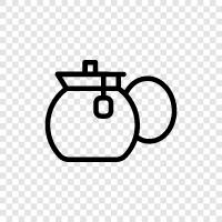 tea, cups, pot, brew icon svg