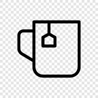 tea cup, tea pot, tea set, tea bag icon svg