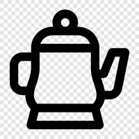 tea, coffee, cups, pot icon svg