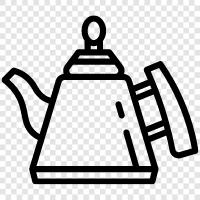 tea pot, water kettle, electric kettle, stove kettle icon svg