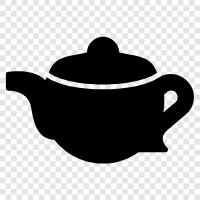 tea pot, teapot, tea caddy, infuser icon svg