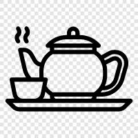 tea, cup, pot, pour icon svg