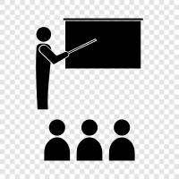 teaching methods, teaching resources, teaching techniques, teaching strategies icon svg