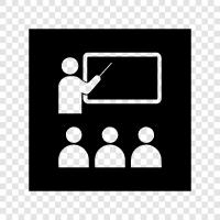 teaching methods, teaching materials, teaching strategies, teaching methods overview icon svg