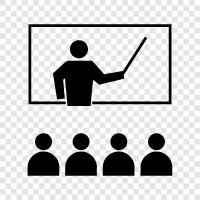 teaching methods, teaching materials, teacher, teacher education icon svg