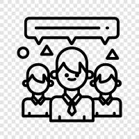 team building, teamwork, cooperative, collective icon svg