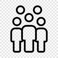 team, collective, collaborative, cooperative icon svg