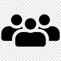 team, group effort, cooperation, collective icon svg