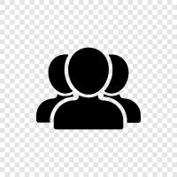 team, cooperative, collective, organization groupthink icon svg