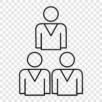 team structure, team management, team development, team productivity icon svg