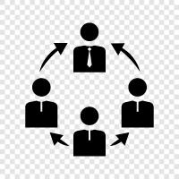 teamwork, joint effort, collective intelligence, collective problem solving icon svg