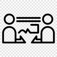 teamwork, cooperation, partnership, collaboration software icon svg